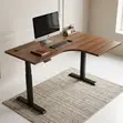 1.4M Curved Electric Height Adjustable Desk - 4
