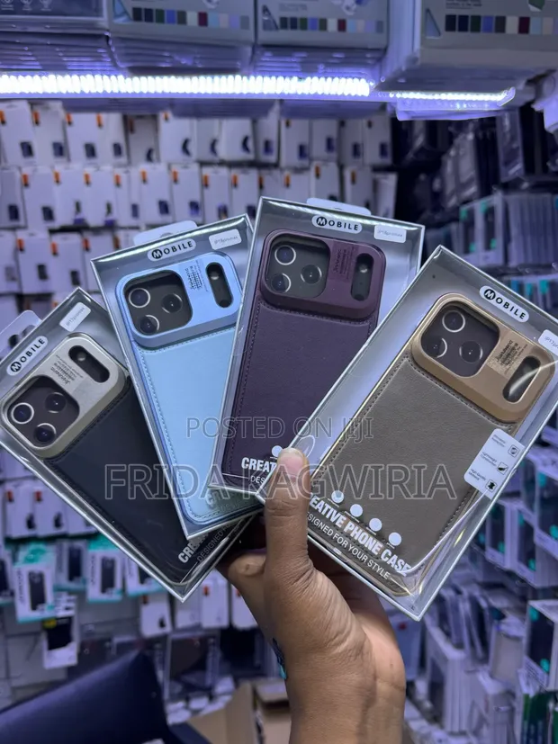 iPhone 18 Pro Aluminium Alloy Leather Back Cover - 1