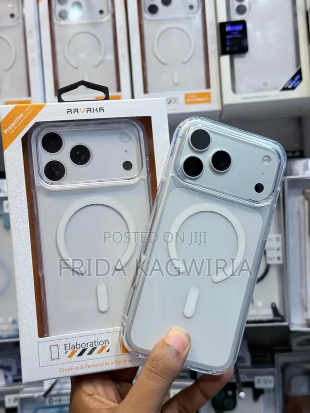 Ravaka Clear Back Case kwa iPhone 15 Pro Max - 1