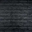 Modern 3D Foam Brick Wallpaper - White/Black - 1