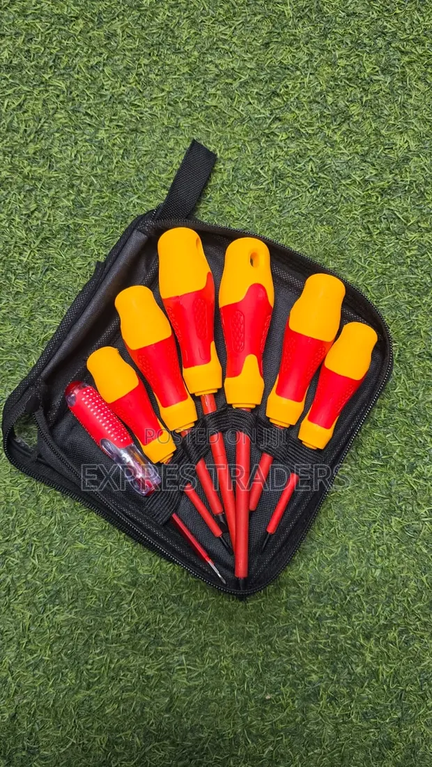 Insulated Screwdriver Set - Mpya Kabisa - 1