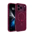 iPhone 18 Pro Max Burgundy Glitter Case - 1