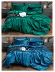 Premium Silk Luxury Duvet Cover Set - 4pcs - 1