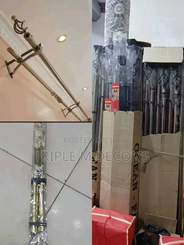 Universal Extendable Curtain Rod Sets - 1