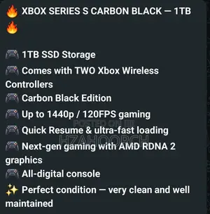 Microsoft Xbox Series S Nyeusi