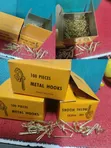 Home Interiors Gold Metal Curtain Hooks (100 Vipande) - 1