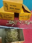 Home Interiors Gold Metal Curtain Hooks (100 Vipande) - 2