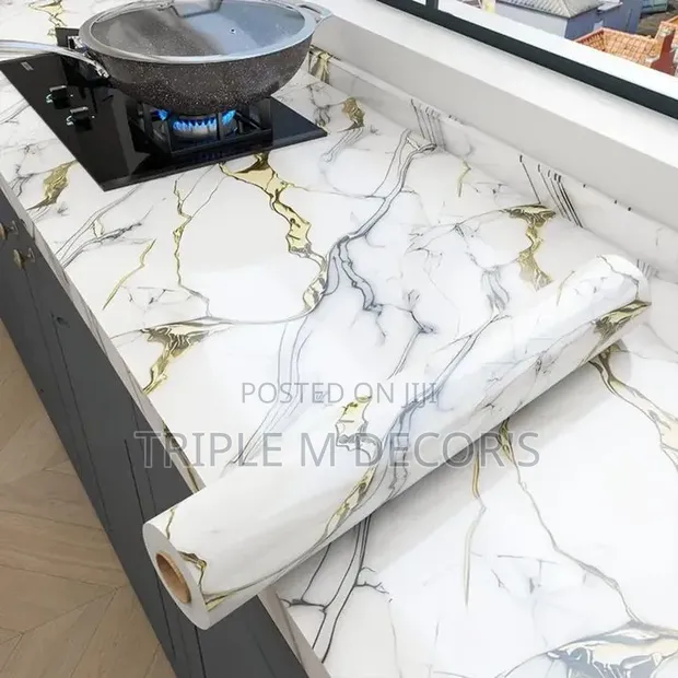 Karatasi ya Marble ya Ubora, Isiyo na Maji kwa Kaunta - 1