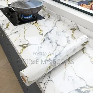 Karatasi ya Marble ya Ubora, Isiyo na Maji kwa Kaunta