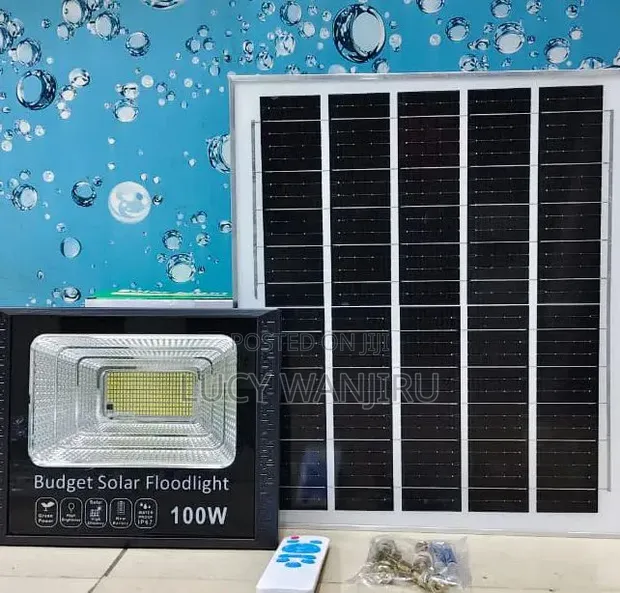100W Solar Floodlight - Brand New - 1