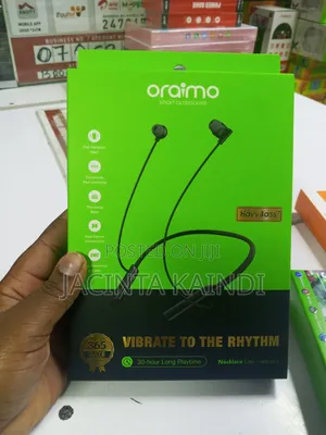 Oraimo Original Neckband, 20-Hour Battery, Type-C Fast Charge