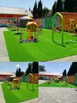 School Playground Artificial Turf Grass Carpets - 2