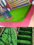 Church Pulpit Artificial Green Turf Grass Carpet - 2
