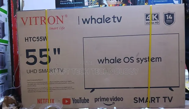 Vitron 55 Inch 4K UHD Smart TV Whale OS - 1