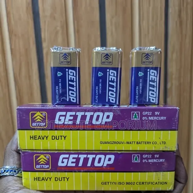 10 Pcs Gettop 9V Batteries - 1