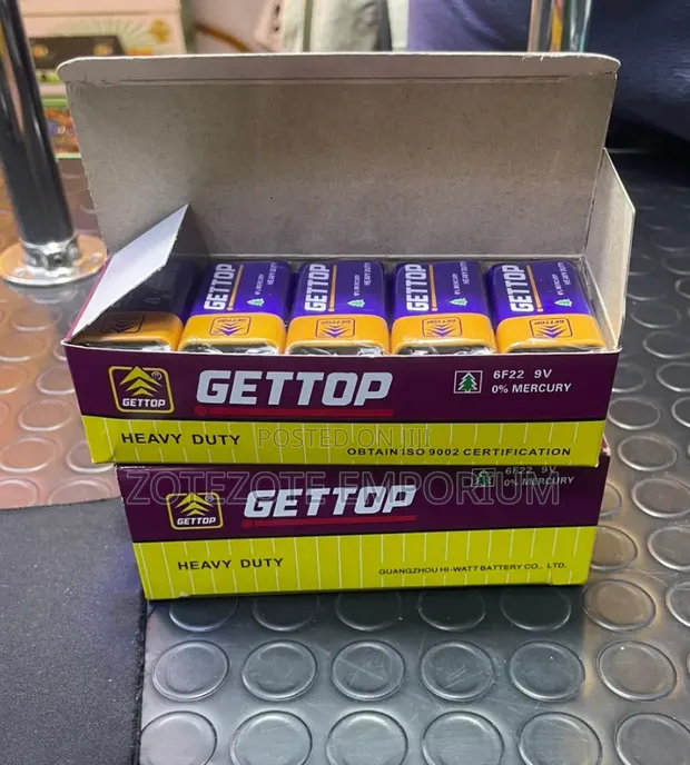 Gettop 9V Heavy Duty Batteries - 1