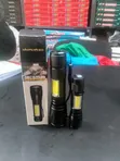 Super Bright Mini COB LED Flashlight & Pocket Torch Set - 2