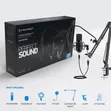 Amcrest AM430-BPS Studio Condenser Mic Kit - 1