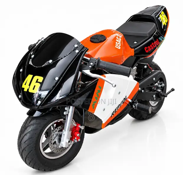 Stroke Kids Motorbike - Yellow - 1
