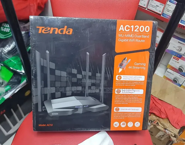 Tenda AC10 AC1200 Dual-Band Gigabit WiFi Router - 1