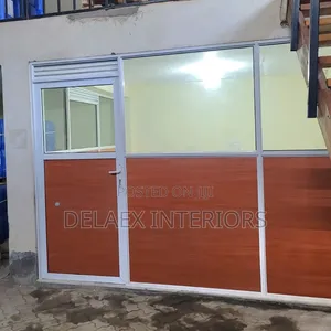 Aluminum Office Door Frame - White