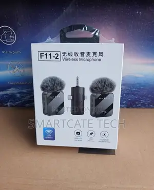 F11-2 Dual Wireless Lapel Mic Pro kwa Simu