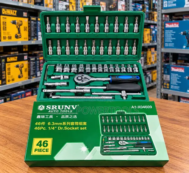 46-Piece Socket Wrench Set - 1