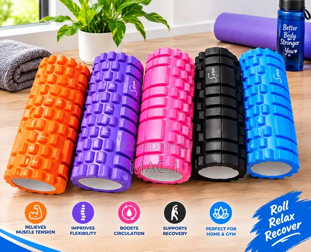 Foam Roller 33cm & 45cm - Muscle Massage & Fitness - 1