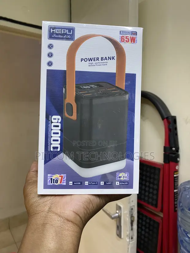 HEPU 60,000mAh 65W Power Bank - 1