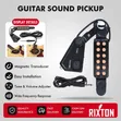 Pickup ya Gitaa la Acoustic kwa Sound Hole na Udhibiti wa Tone & Volume - 1