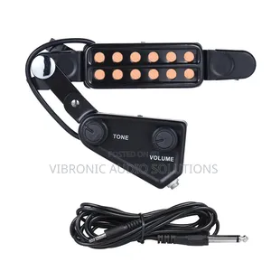 Pickup ya Gitaa la Acoustic kwa Sound Hole na Udhibiti wa Tone & Volume