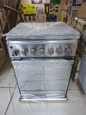 Syinix INOX 60x60 3 Gas + 1 Electric Cooker with Oven & Grill