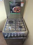 Syinix INOX 60x60 3 Gas + 1 Electric Cooker with Oven & Grill - 4