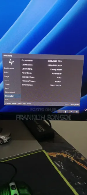HP EliteDisplay E324q 32" Monitor ya 2K QHD na USB-C
