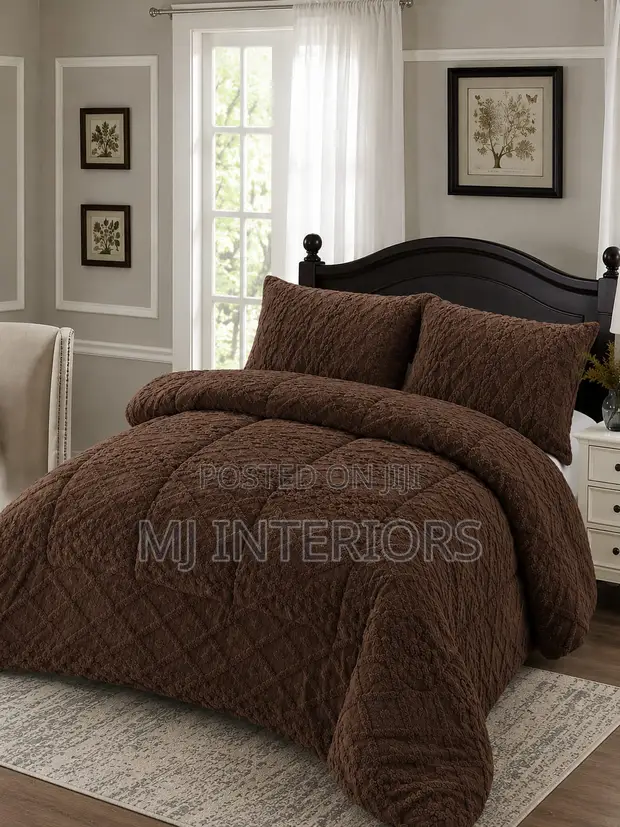 Set ya Duvet ya Flannel 6x7 - Duvet, Beti, Pedi 2 - 1