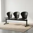 Durable 3-Seater Plastic Bench for Offices & Homes - 3
