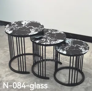Meza ya Mtendaji 3-in-1 (Glass Effect)