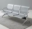 3-Seater Office Reception Waiting Bench - Steel Frame - 2