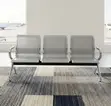 3-Seater Office Reception Waiting Bench - Steel Frame - 3