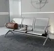 3-Seater Office Reception Waiting Bench - Steel Frame - 4