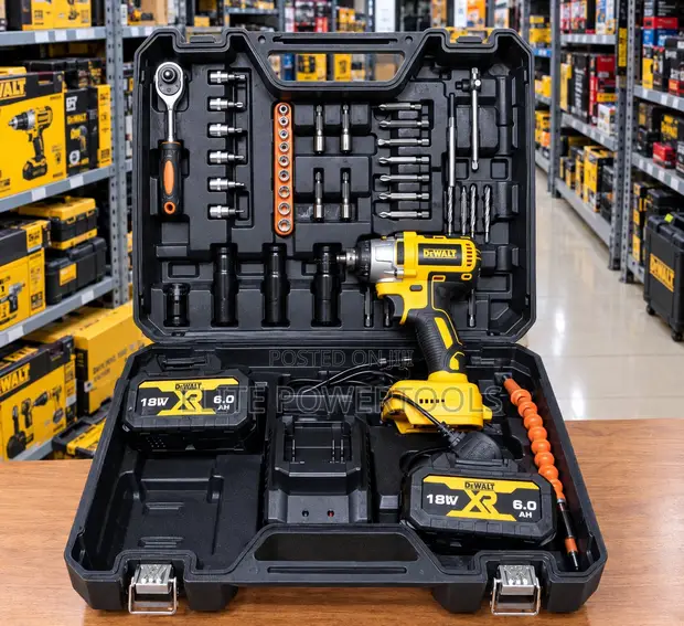 DeWALT 18V Cordless Impact Wrench Kit - 1
