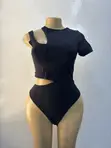 Arare Women's Classic Black Body Suit - Brand New - 2