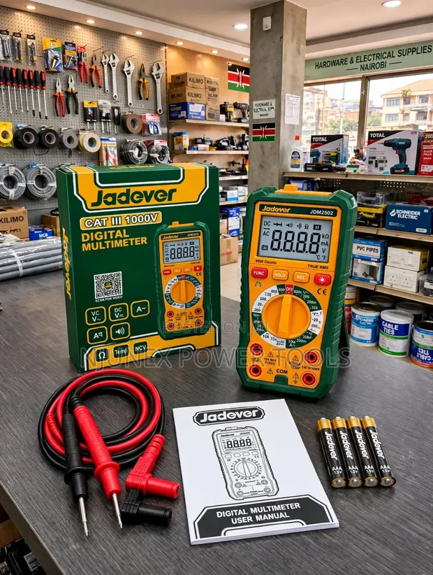 Jadever JDDM2502 Cat III 1000V Digital Multimeter - 1