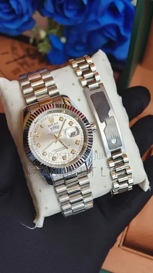 Rolex Day-Date Set ya Bangili Zinazolingana