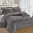 6x7 Fluffy Duvet Set - Duvet, Bedsheet, 4 Pillowcases - 2