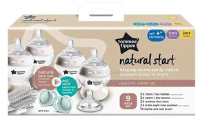 Seti ya Vituzao vya Tommee Tippee Natural Start vya Watoto Wachanga 9pcs