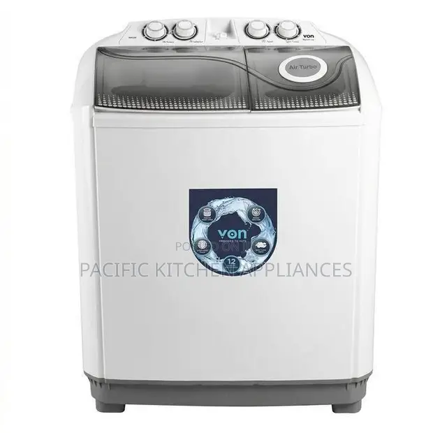 VON VWM-11TALK 11KG Twin Tub Washing Machine - 1