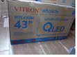 Vitron 43" QLED FHD Smart Android TV, Frameless - 2