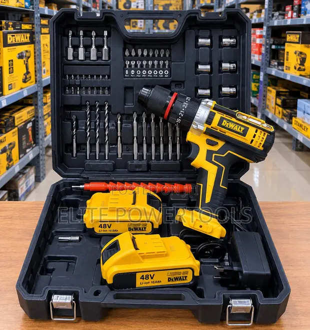 DeWALT 48V Cordless Drill Set - 1