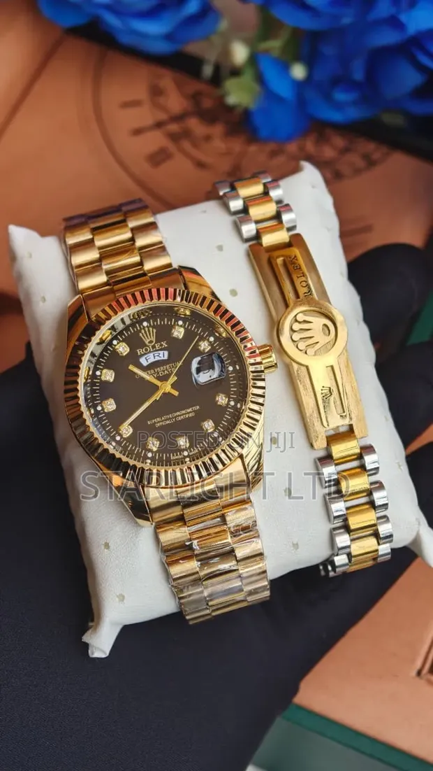 Rolex President Day-Date Gold Watch - 1
